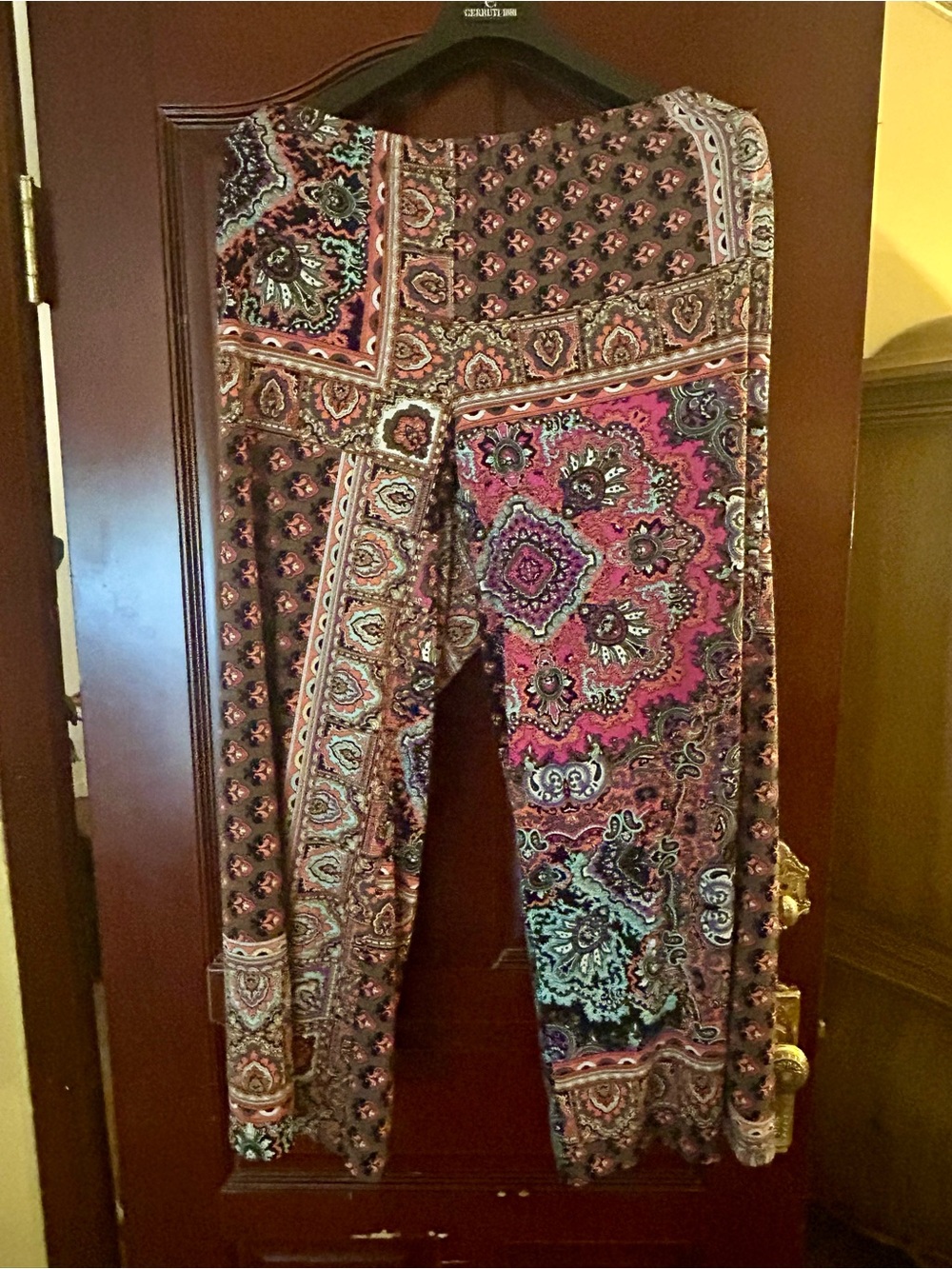 Chico Bohemian Paisley Print Women's Pants - Pink Multi